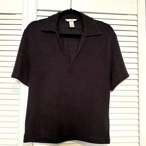H&M knit polo top - Picture 1 of 3